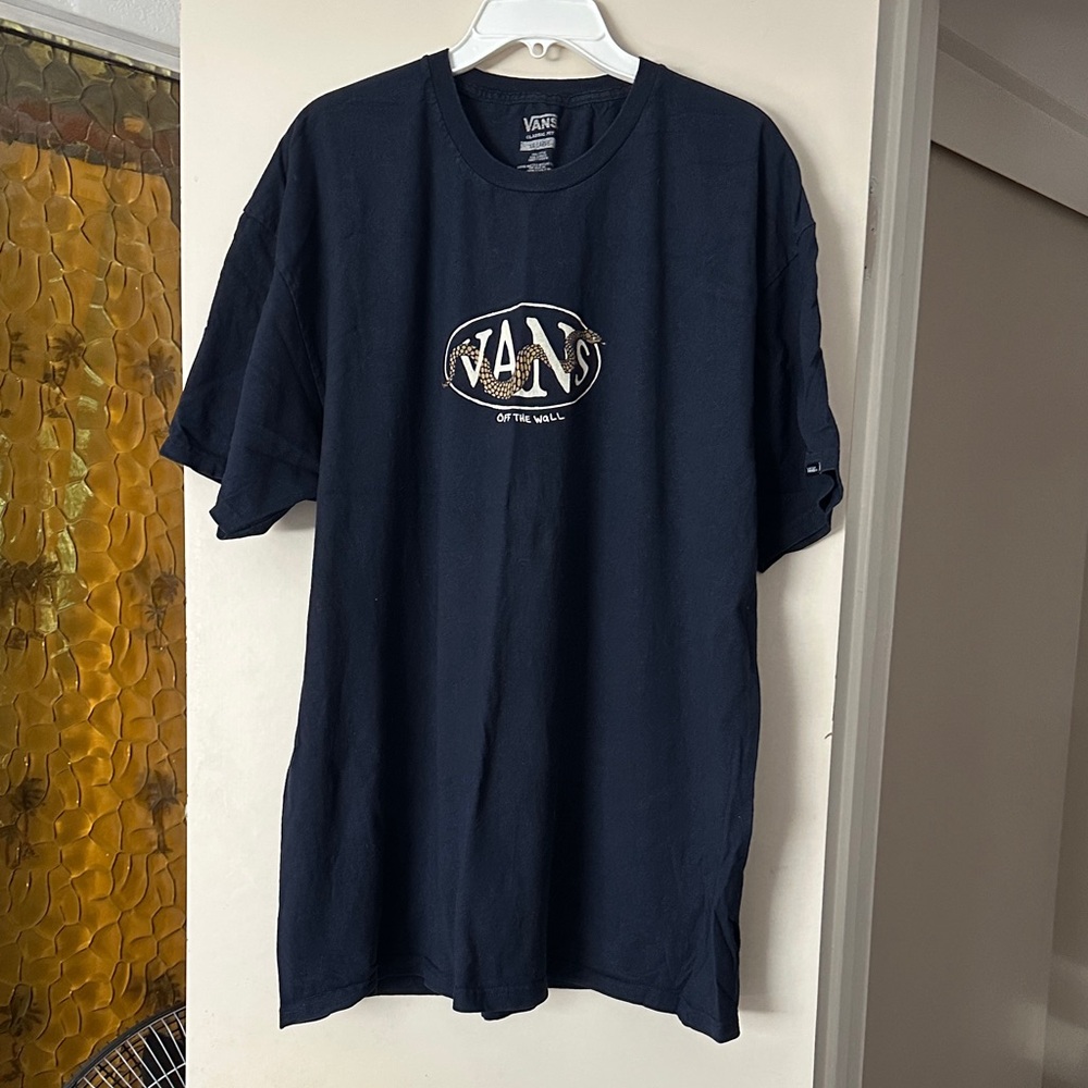 Vans Men's Dark Blue Graphic Tee